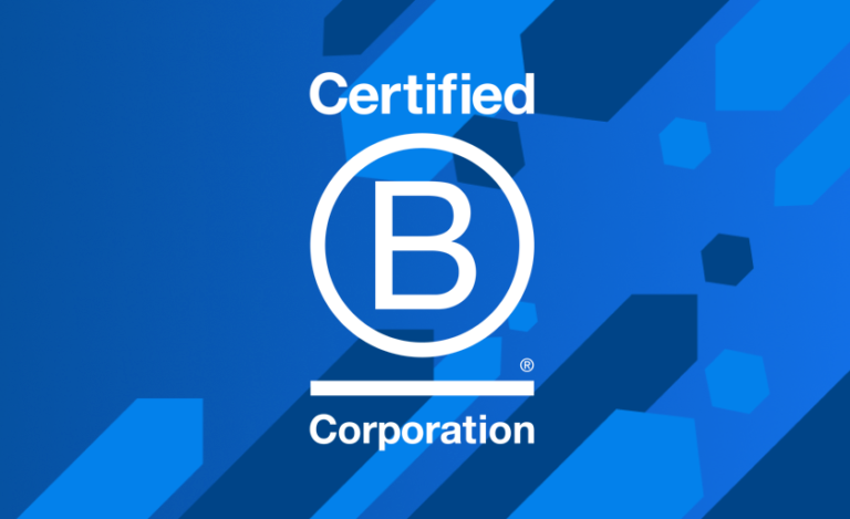 blue certified b corporation logo